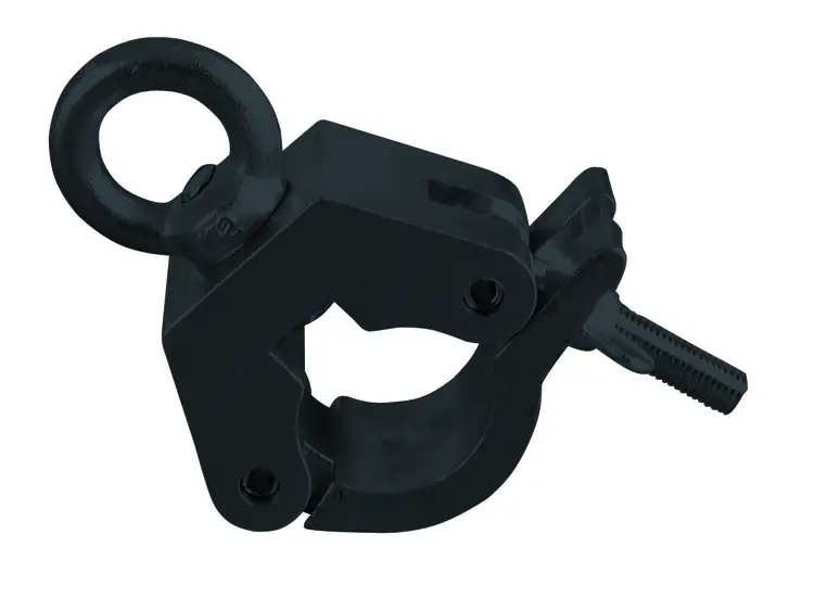 EUROLITE TPC-51S Eye ring coupler, black For 50mm tube 